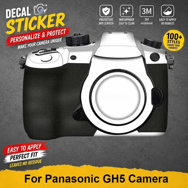 For Panasonic GH5 Camera Skin Sticker Vinyl Protective Wrap GH 5 Camouflage Matte finish Anti-Scratch Premium Personalized Decal