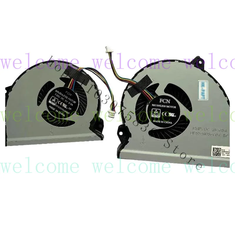 Сменный вентилятор WYORESY для ASUS ROG Strix GL702VMK GL702VML GL702VM GL702VS GL702VSK, охлаждающие вентиляторы для процессора и процессора @