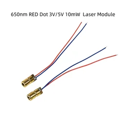 650nm RED Dot 3V/5V 10mW Laser Module,Infrared Laser Sight Accessories FOR Laser Toys, Stage Props