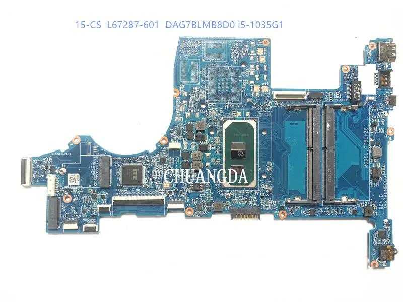 

For HP PAVILION 15-CS2062ST Laptop Motherboard L67287-601 L67287-001 DAG7BLMB8D0 i5-1035G1