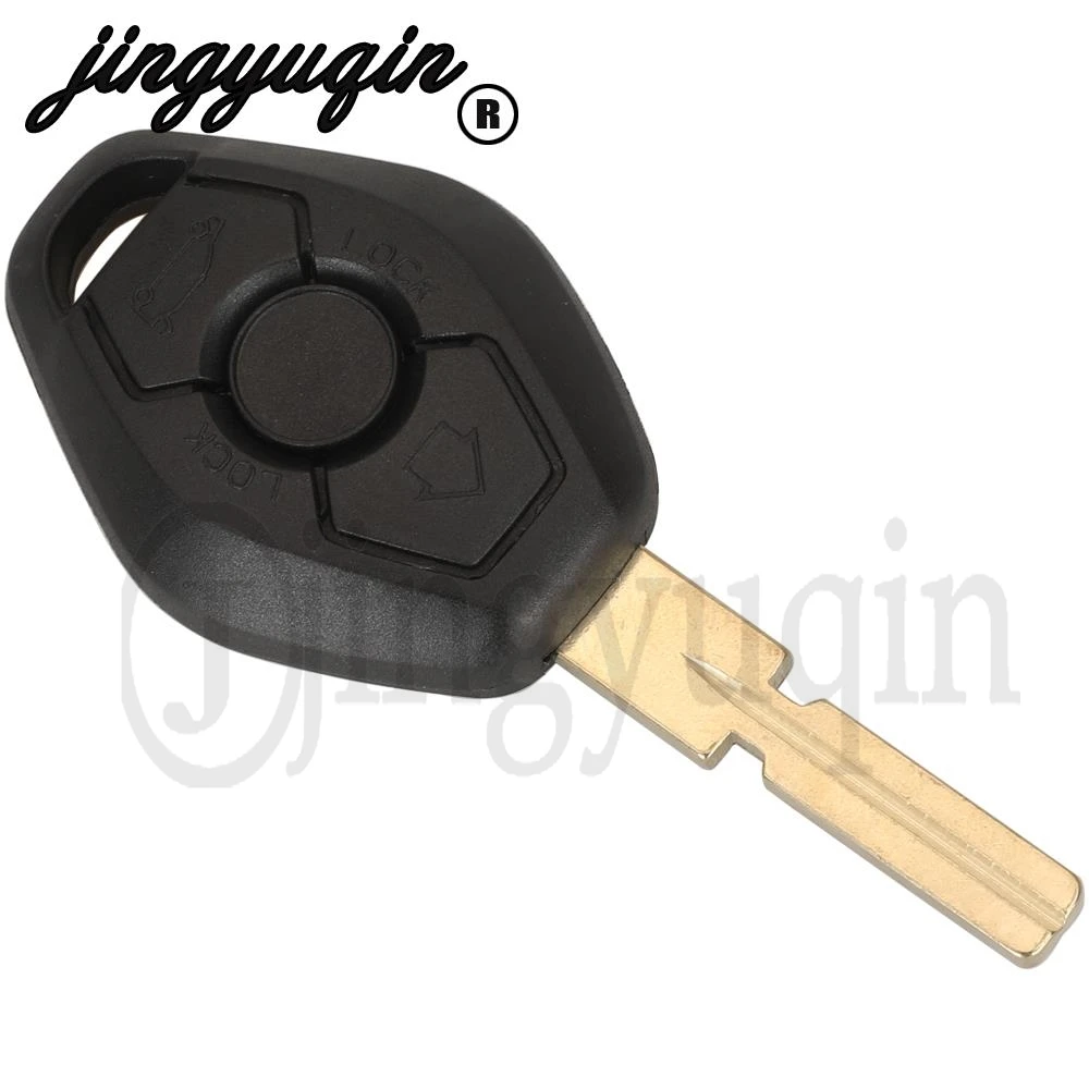 jingyuqin 315LP/315/433/868Mhz With ID46-7953 Chip 3 Buttons For BMW CAS2 System 3/5 7 Series Fob Remote Car Key HU58 HU92 Blade