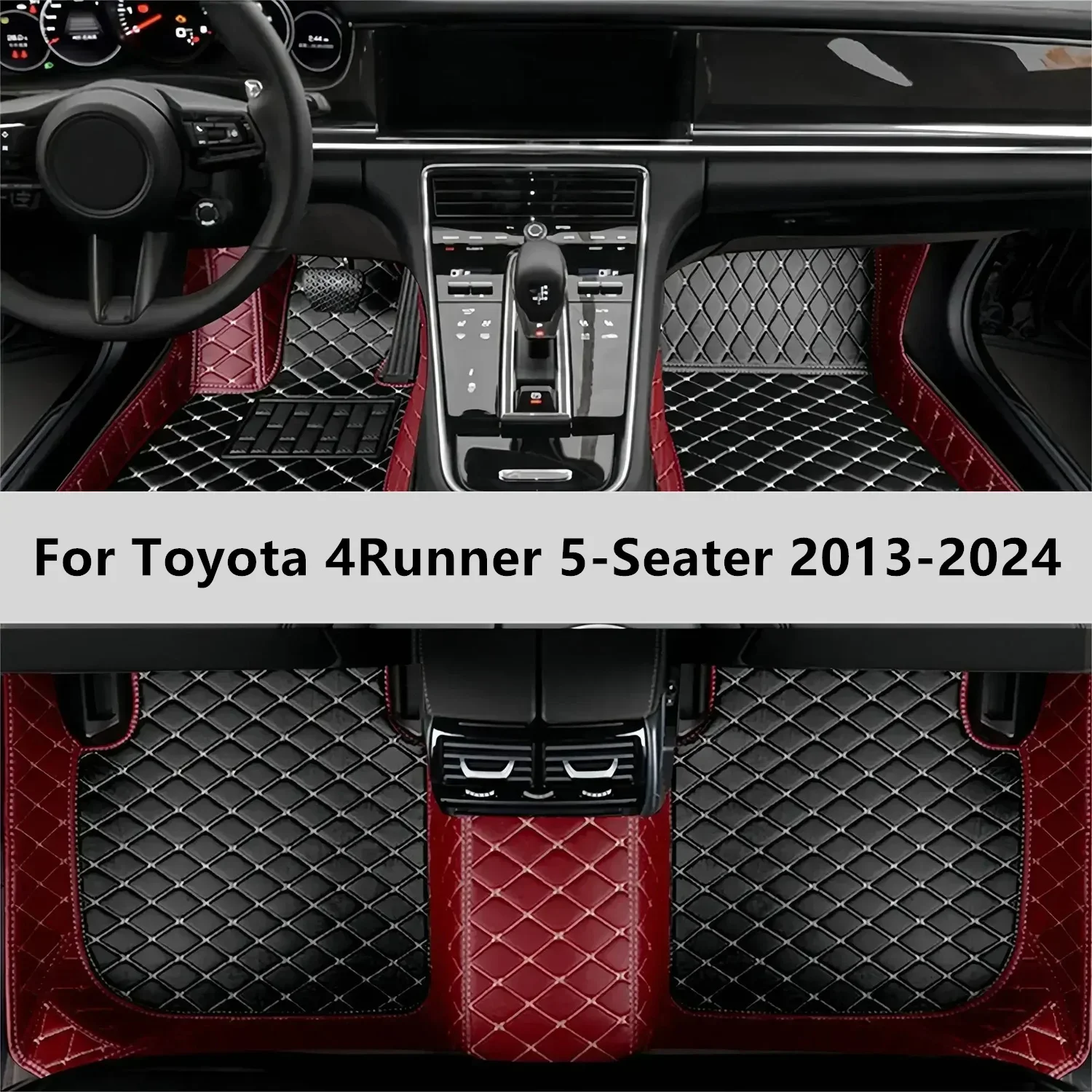 

Custom Car Floor Mats For Toyota 4Runner 5-Seater 2013-2024 Floor Mat Car Mat Accessories Men Women Interior Accessories