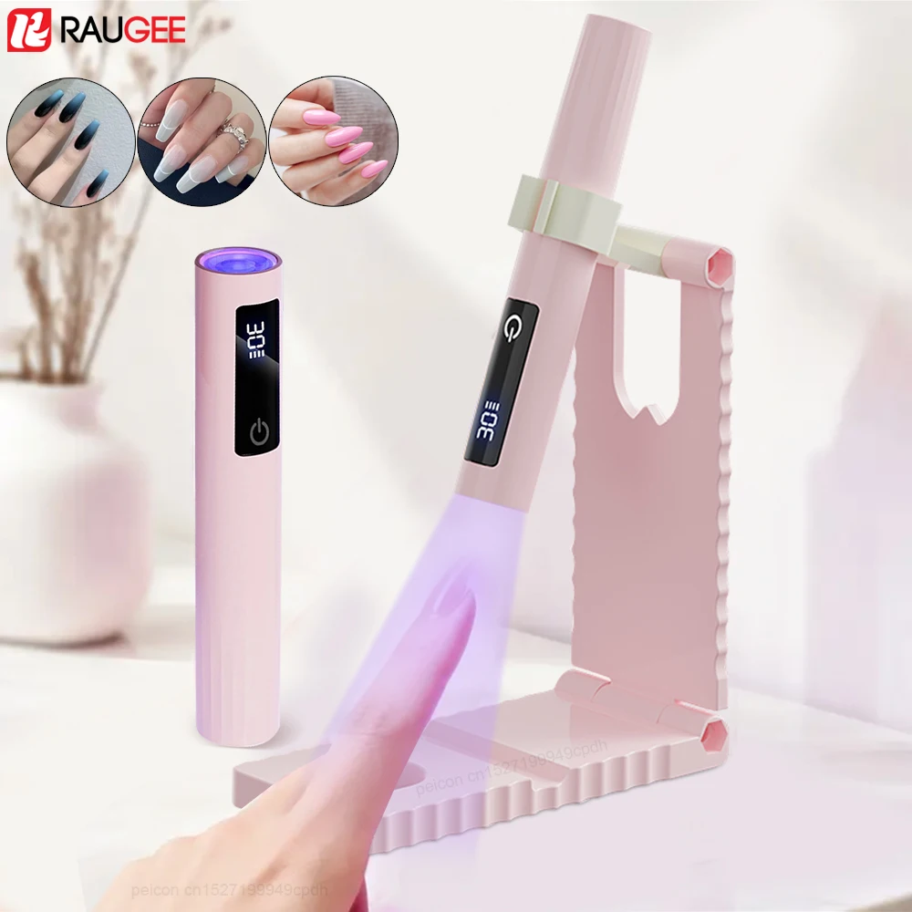 

УФ LED лампа для ногтей, мини-лампа для маникюра, перезаряжаемая LED лампа для нейл-арта, настольная и портативная УФ-лампа для ногтей