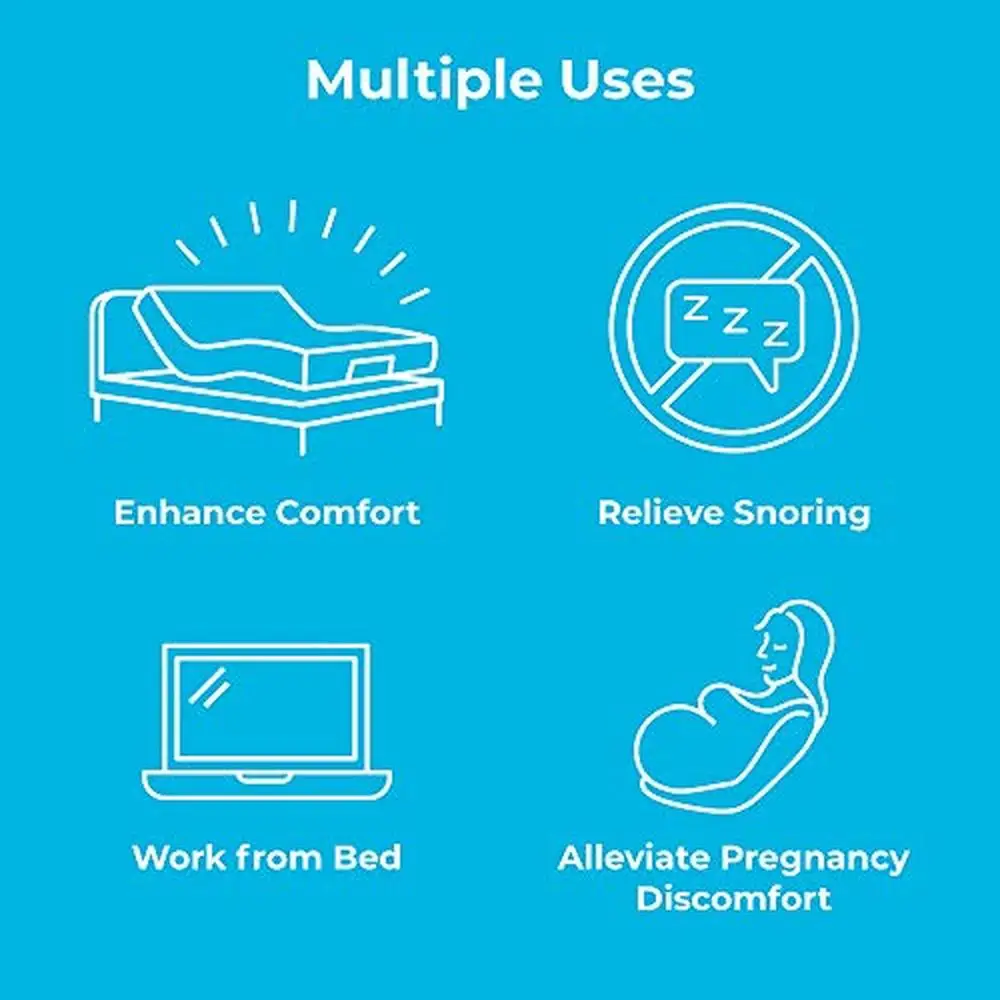 Struttura letto regolabile Comfort migliorato Montaggio facile Motore silenzioso Sonno personalizzabile