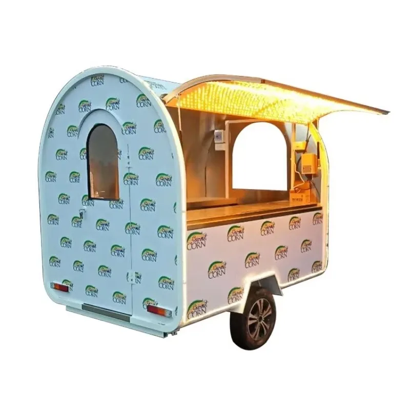 Europe Market Popular Juice Ice Cream Cart Mini Food Cart Price With Sanck Machines