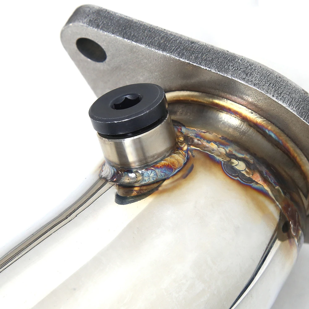 Upgrade Downpipe 3 Inch untuk Infiniti Q50 Q60 Nissan RZ34 VR30DTT 3.0T, Pipa Knalpot Racing untuk Performa