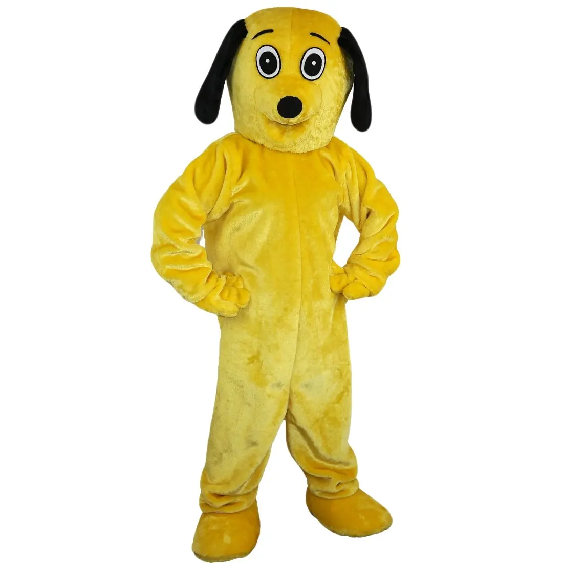 

Yellow Fursuit Dog Mascot Costume Unisex Animal Cosplay Costumes Cartoon Character Clothes for Adults Mascots Party Halloween