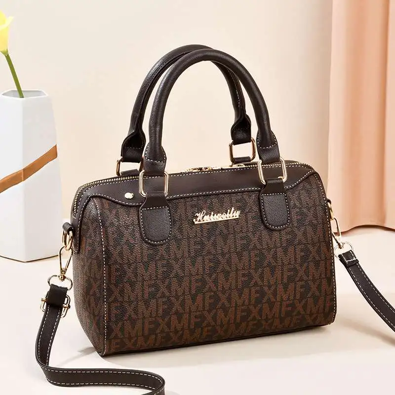 

Faionable Women's Crossbody Bag Handbag oulder Bag Handbag Sli Retro Print Leisure Handbag for Women