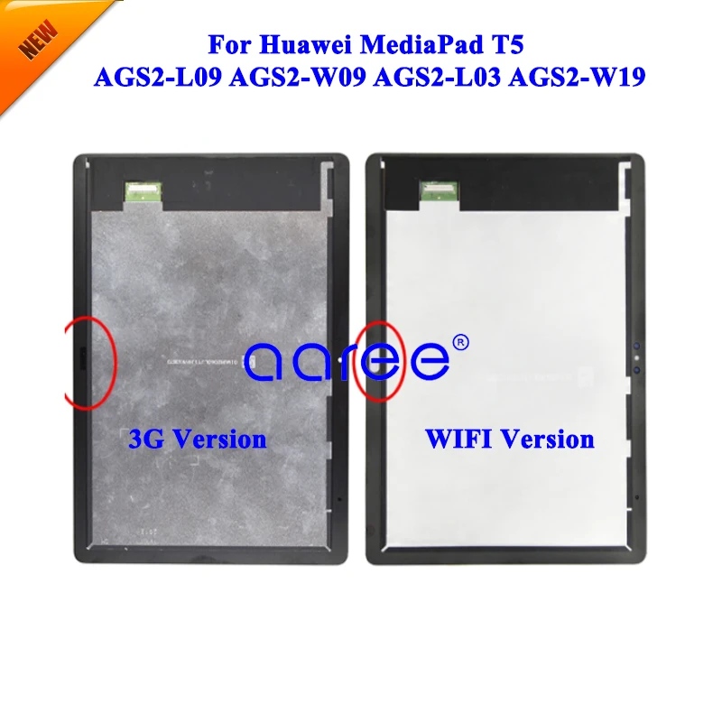 Imagem -02 - Display Lcd para Huawei Mediapad t5 Montagem Digitador Touch Screen Ags2-l09 10.1