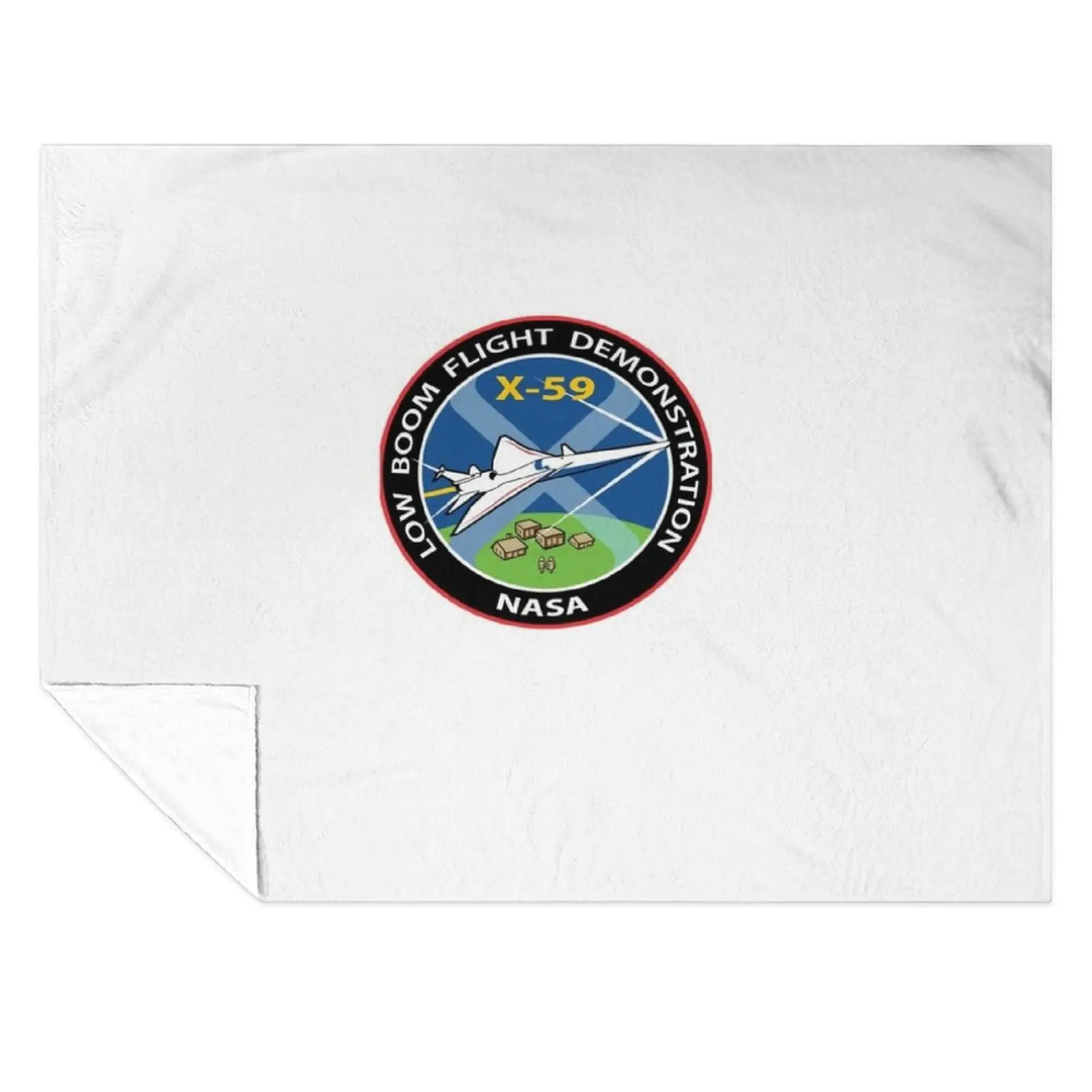 

X-59 QueSST The Supersonic Transport of NASA Classic T-Shirt Throw Blanket Kid'S Sofa Quilt Travel Luxury Throw Blankets
