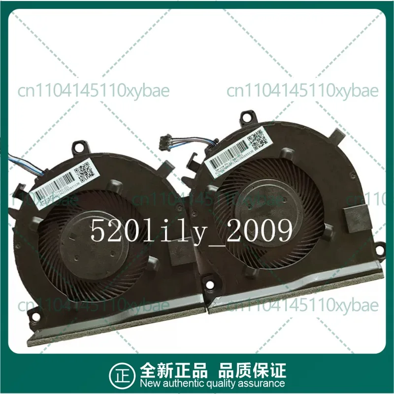 2pcs Laptop Cooling Fan for HP Pavilion Gaming 15-EC 16-A TPN-Q229 TPN-Q241, PN L77560-001