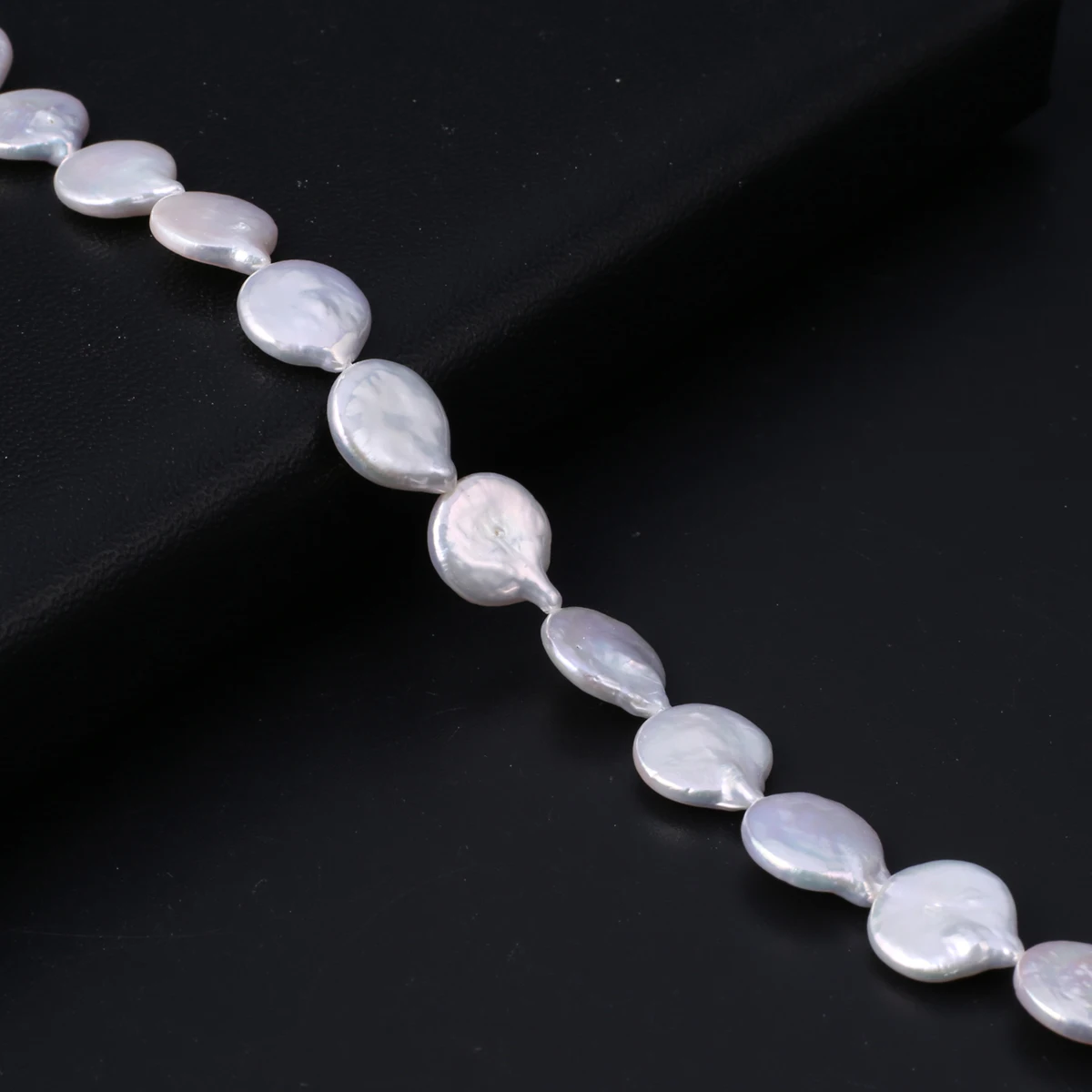4A Natural Freshwater Pearls White Potato Baroque 11x13-11x15mm Loose Beads for DIY Necklace Bracelet Jewelry Making Ladies Gift