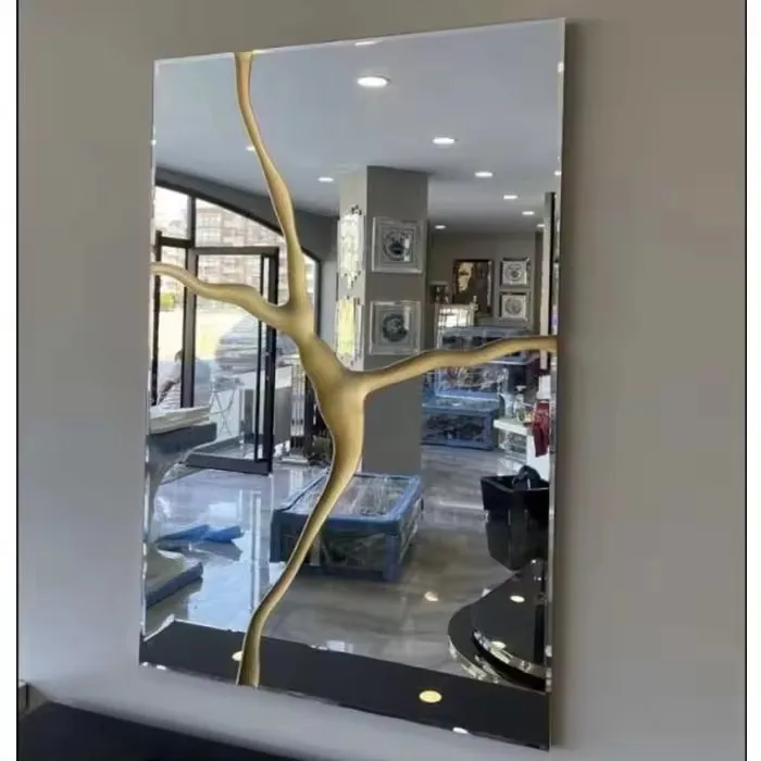 60x100CM Large New 2025 Decorative Simplistic Mirror Wall Bedroom Makeup Home Decor Art Modern Dropshipping House Home Decor DDP