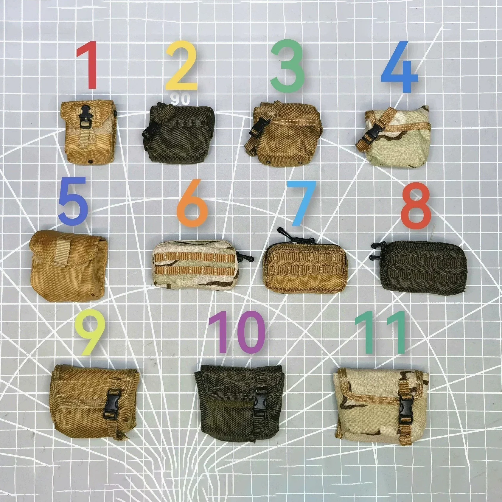 

Simulation Model Mood Piece Decorative School Bag for 1/10 RC Crawler Car TRX4 Defender AXIAL SCX10 RC4WD D90 Blazer Sport Jeep