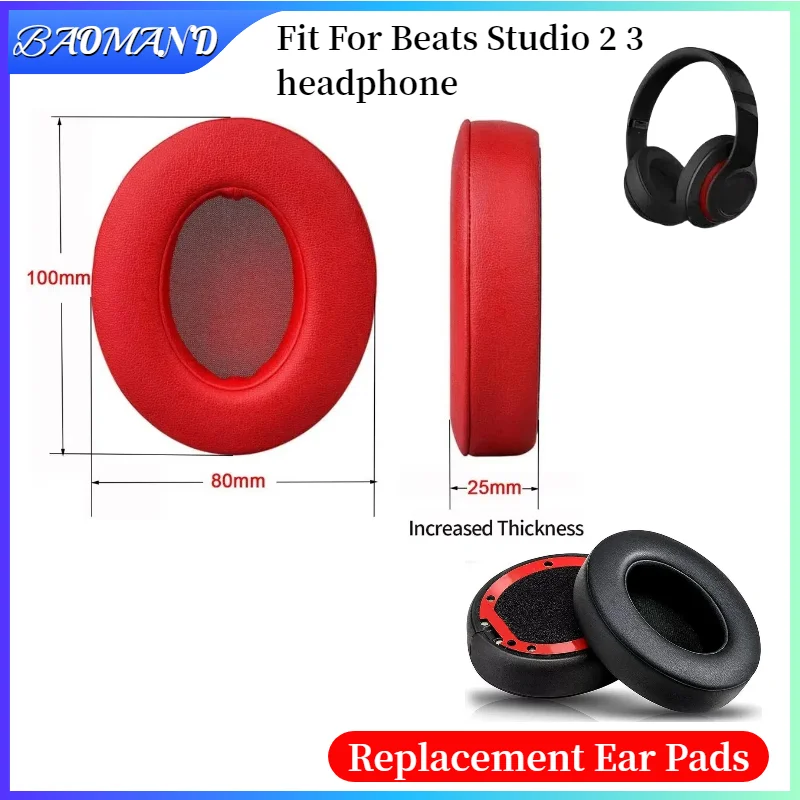 

Ear Pads For Beats Studio 2 3 Headphones Headset Replacement Ear Pads Cups Earpad Memory Foam Cushions