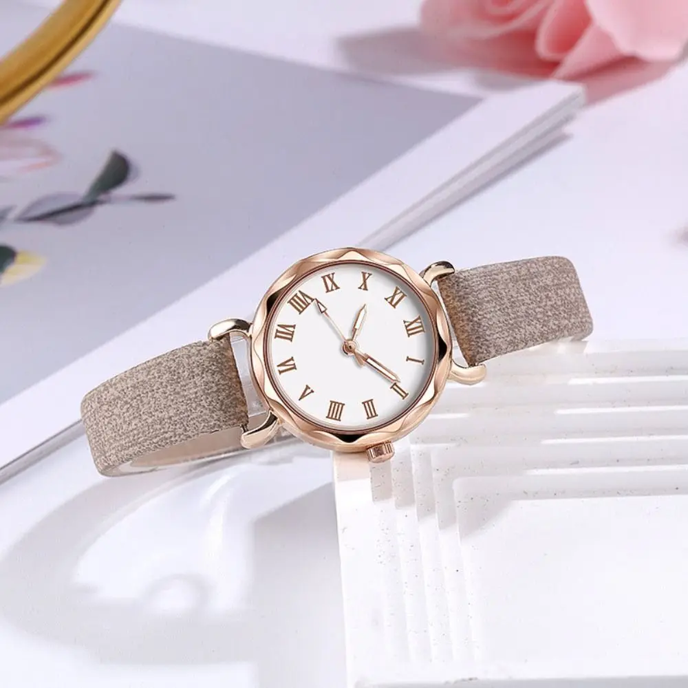 Montre à bracelet en Faux cuir, cadran rond, montre-bracelet décontractée, multicolore, étanche, à Quartz