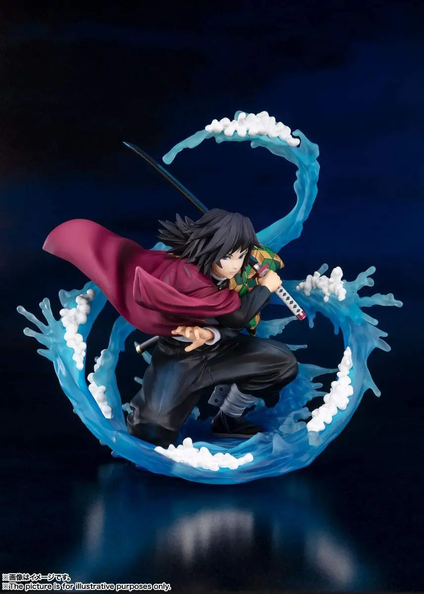 17 CM Demon Slayer Anime Figuur Tomioka Giyuu Action Figure Water Pijler Model Collectie Speelgoed