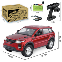 LDRC 1299 RTR 1/14 2.4G 4WD RC Car for Land Rover Off-Road Climbing Truck LED Light Full Proportional Vehicles SUV Models Toys