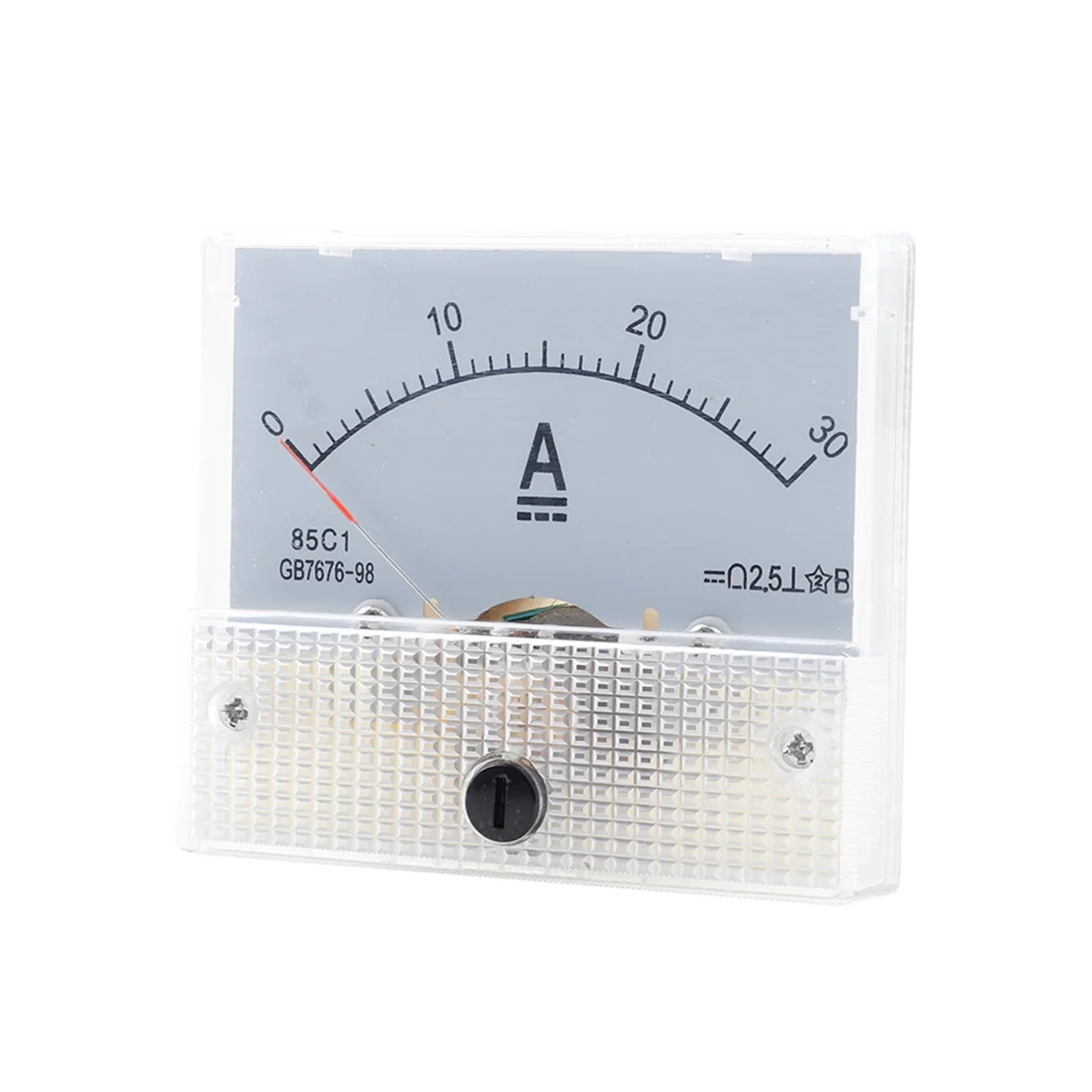 85C1-DC 30A DC Voltmeter Pointer Head Analog Ammeter Panel Meter