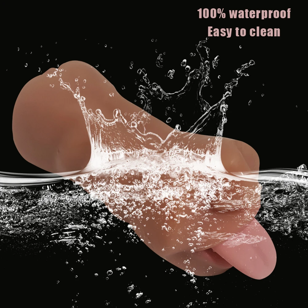 トラクロッド M6 3in1リアルハーフセックスドール 口腔・膣・舌 メンズオナホール 男性用 大人のおもちゃ ポケットプッシー