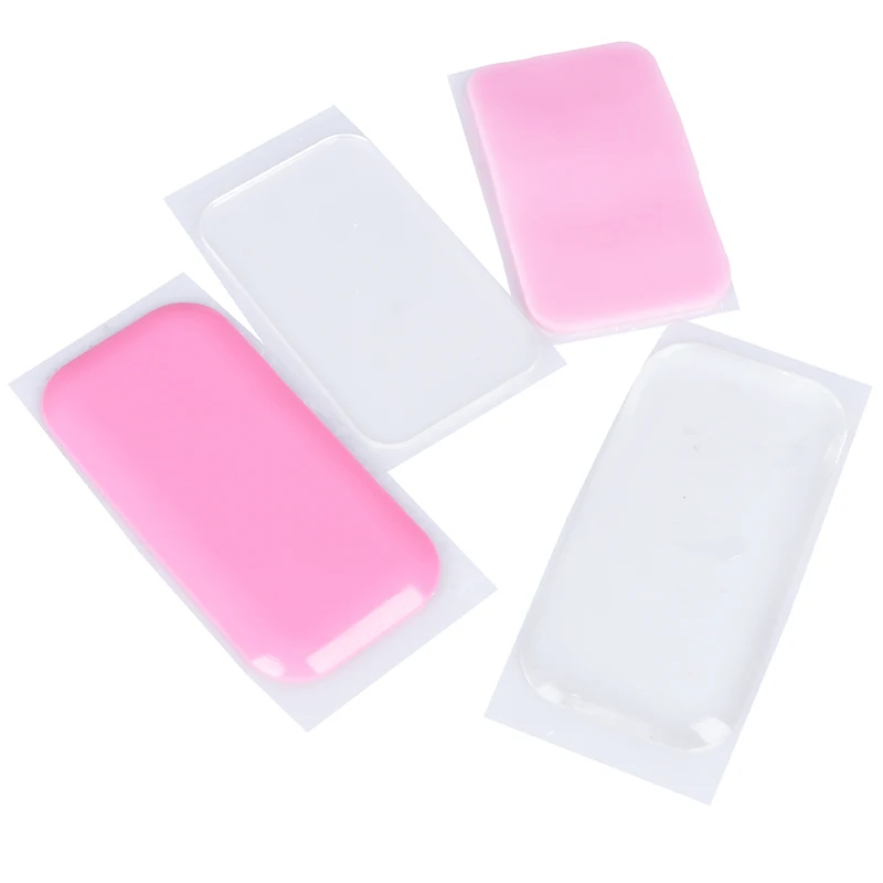 Eyelash Extension Forehead Sticker Pad Silicone Pink Transparent Planting Graft Lashes Tray Stand Pallet Pad Holder Makeup Tools