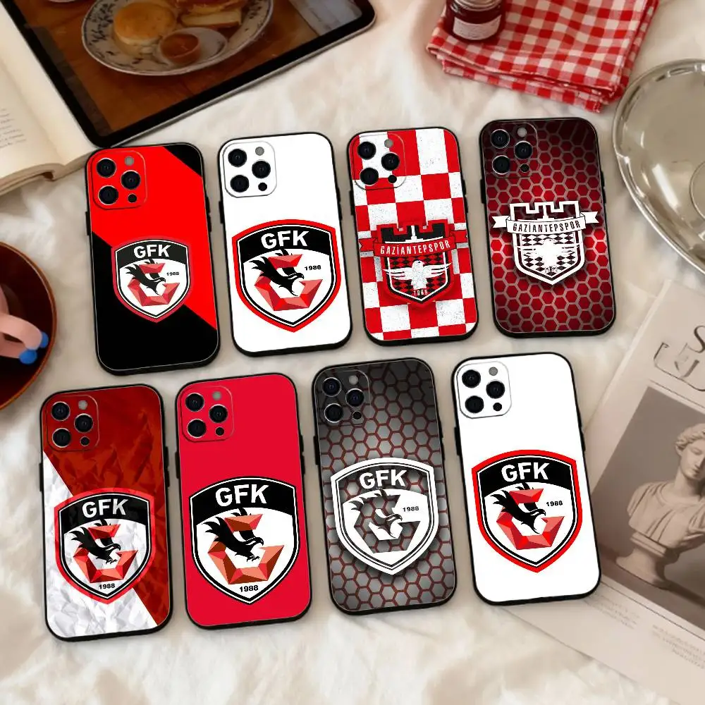 

Red and Black Eagle Gaziantep FK Phone Case Silicone Soft For IPhone 17 16 15 14 13 12 11 X XR Plus Pro Max Plus