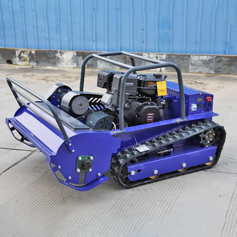 

Customized robotic lawnmower with remote control flail mower best quality petrol lawn mower garden warehouse dedicated