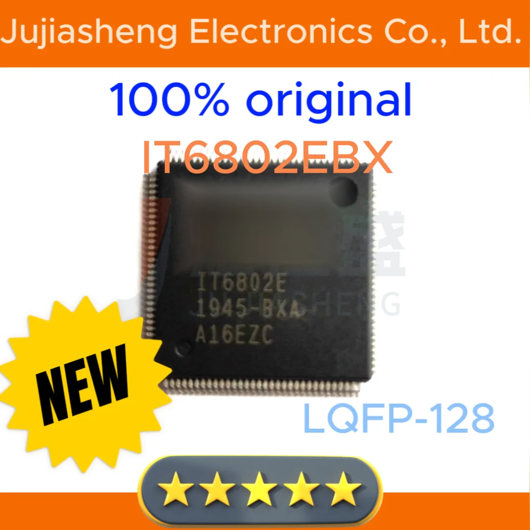 2pcs New original  IT6802E/BX  IT6802E LQFP128 HDMI signal conversion chip IC  Electronic Component