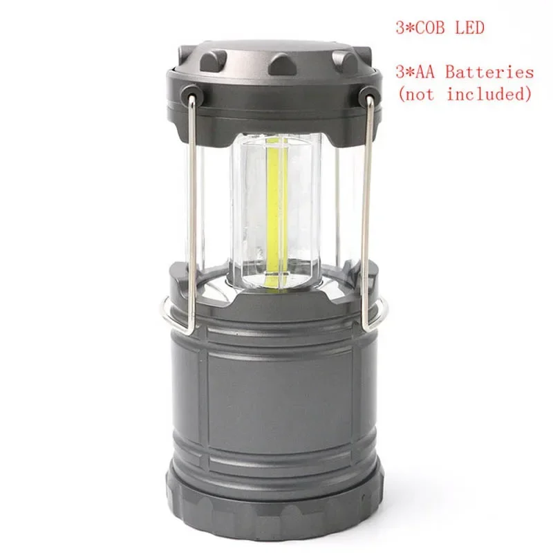 

Mini 3*COB Tent Lamp LED Portable Lantern TelescopicTorch Camping Lamp Waterproof Emergency Light Powered By 3*AAA Working Light