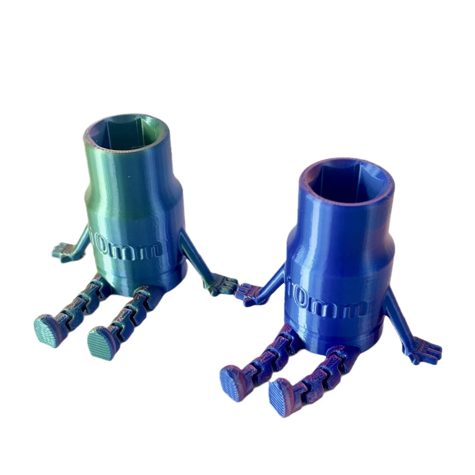

Creative 3D Printed 10mm Socket With Articulated Legs Fidget Toy Ideal For Mechanics And DIY Enthusiasts Novelty Gift Desk Decor