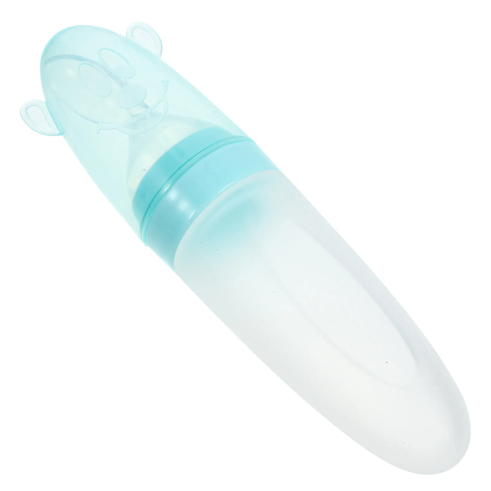 

1Pcs Rice Paste Bottle Silicone Baby Squeeze Feeder Food Grade Material Safe Feeding Tool for Rice Cereal Vegetable Puree Fruit