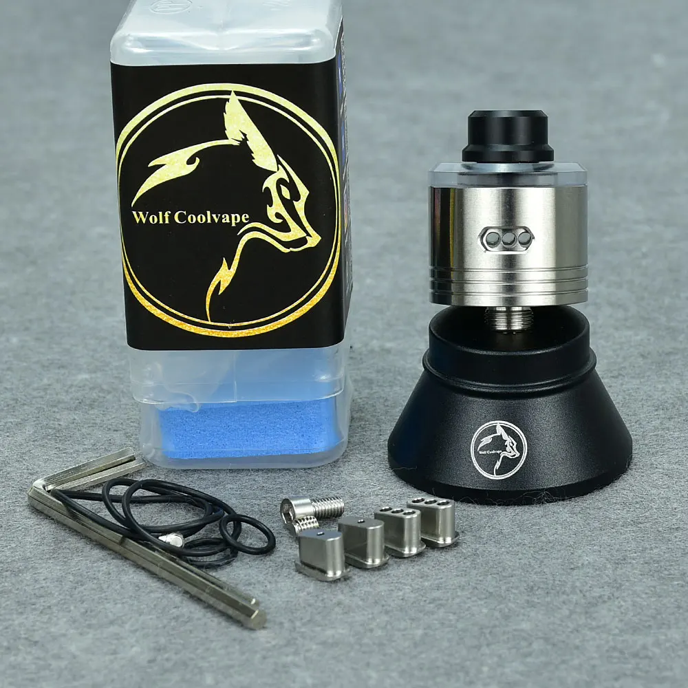 

Обслуживаемый дрип-атомайзер WolfCoolvape Skyfall RDA mtl tank vape 316SS mtl 22 мм