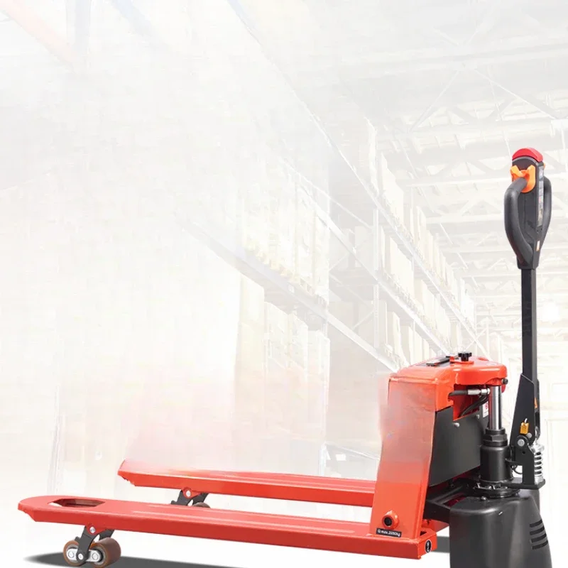 High power pallet truck hydraulic stacking