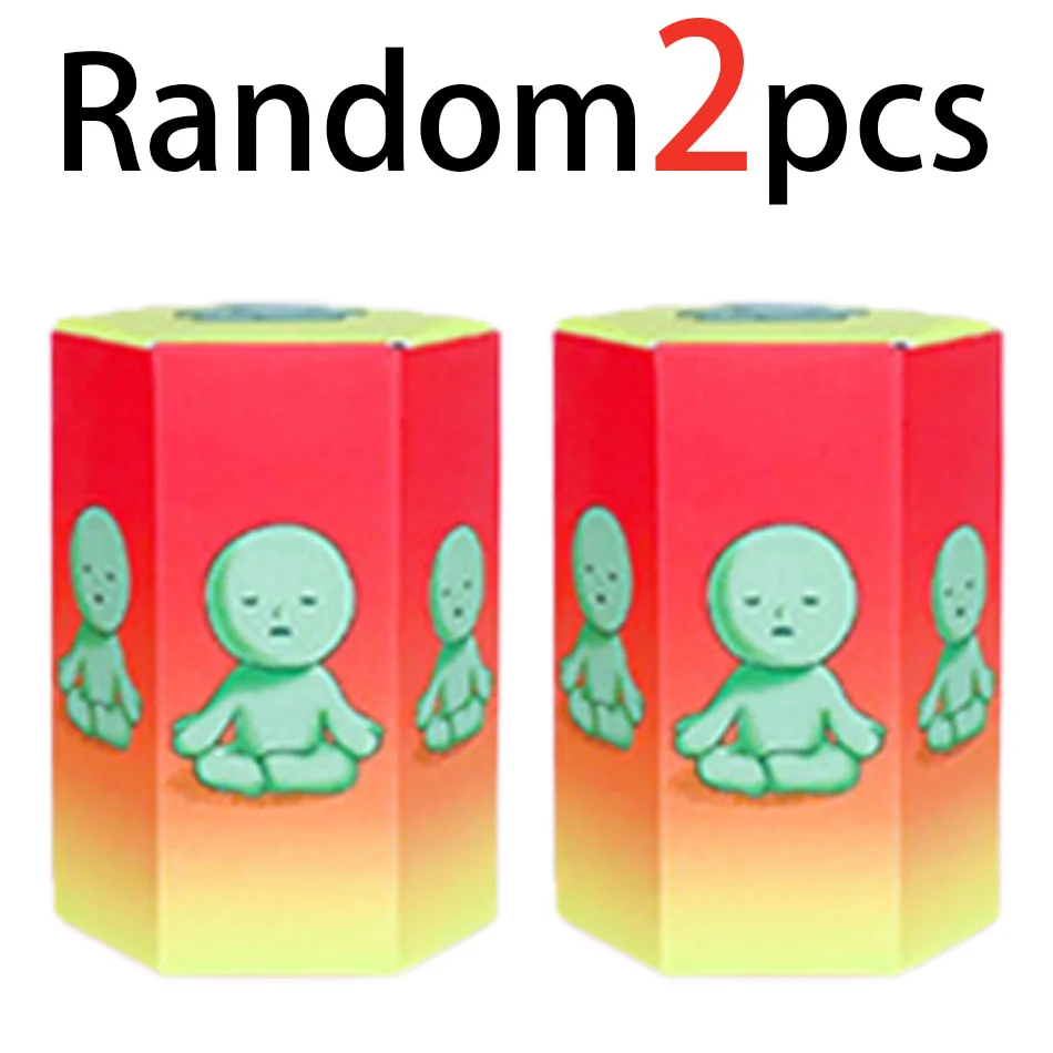 Neue Mehrfach-Serien: Nachtleuchtende grüne Puppen-Blind-Mystery-Box – Actionfiguren als Deko-Desktop-Modellspielzeug für Überraschungen
