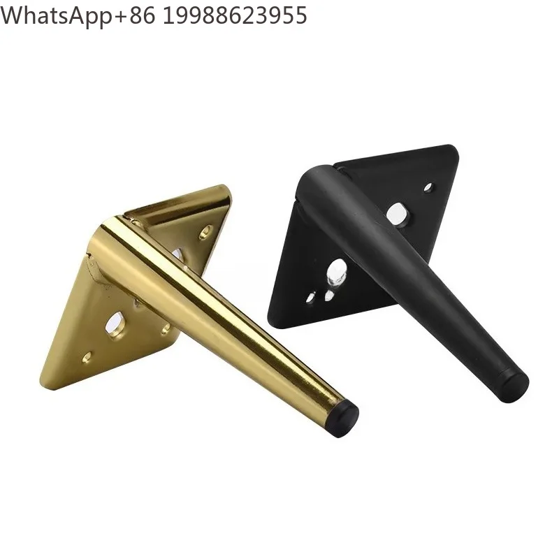 4 Pcs Furniture Legs Sofa Chair Feet Cupboard Cabinet Foot Cabinet Table Leg 13/15/17/20CM Height Bed Legs with Screws