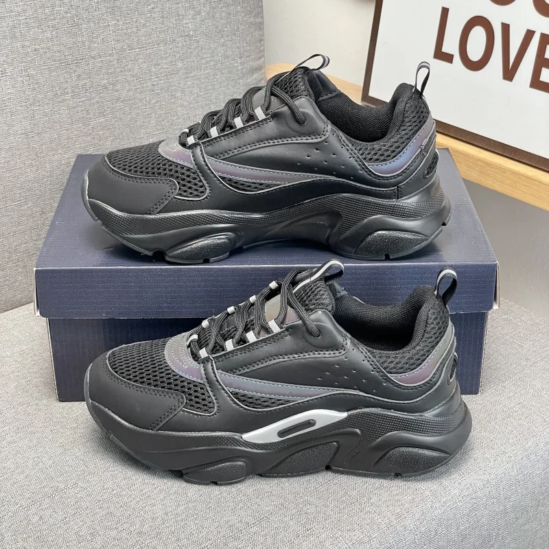Brand Men Casual Shoes Thick Sole Breathable Fashion Sneakers Soft Male Walking Shoes Zapatillas Hombre Size 46 Luxury Mens Shoe