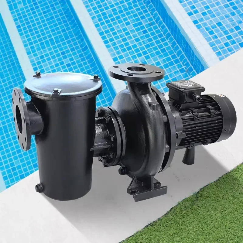 High Power Casting Iron Circulation Water Pump Large Capacity 4/ 5.5/ 7.5/ 10/ 15HP Swimming Pool Pump