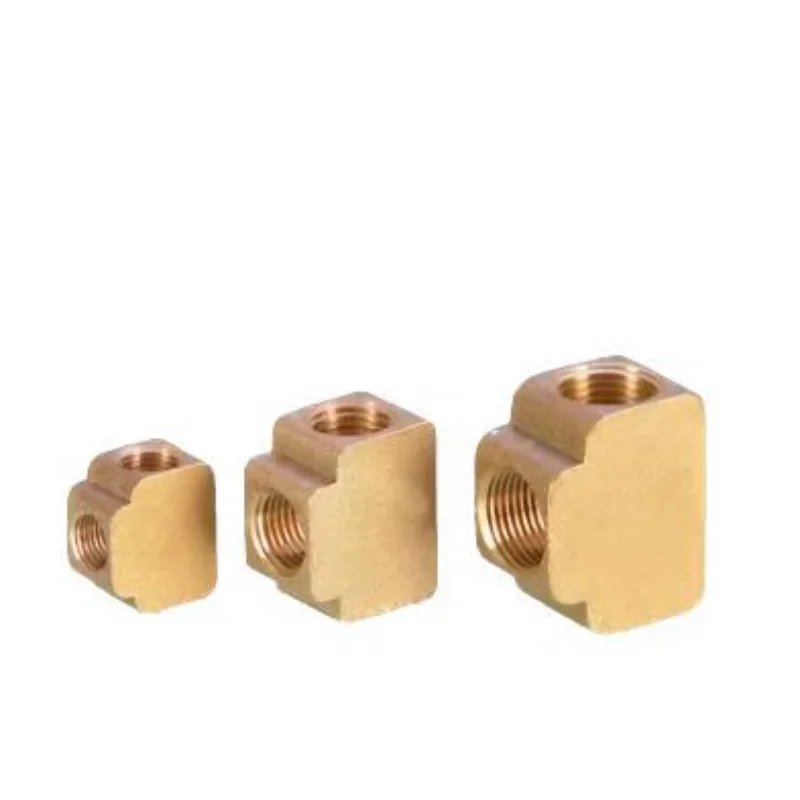 3 Ways 4 Ways Brass Pipe fittings Equal Female Connector 1/8