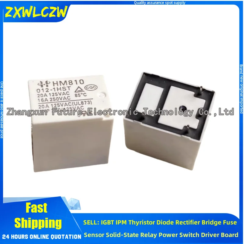 

5PCS/LOT relay HM810 012-1HST 12V HM810 024-1HST 24V JQX-105F-1 220A-1HS GO-2C-5D JEP-T78-DC5V-LC CP1-12V-H125 ACP131 C19