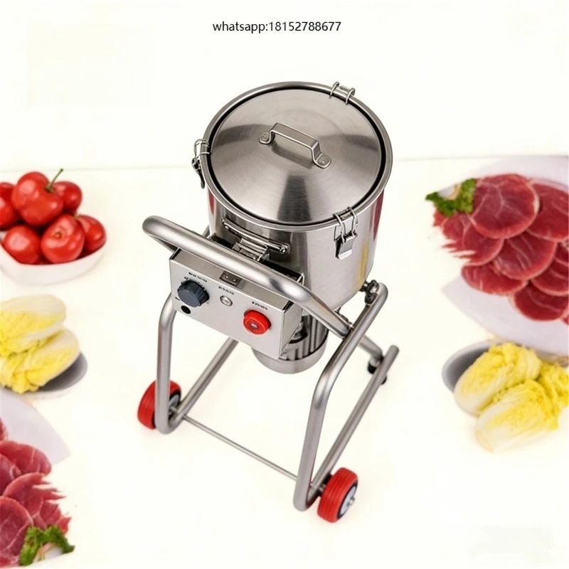 Commercial Electric Meat Puree Machine Large Capacity Fruit Vegetable Beater with High-Speed Crusher Motor Core Component
