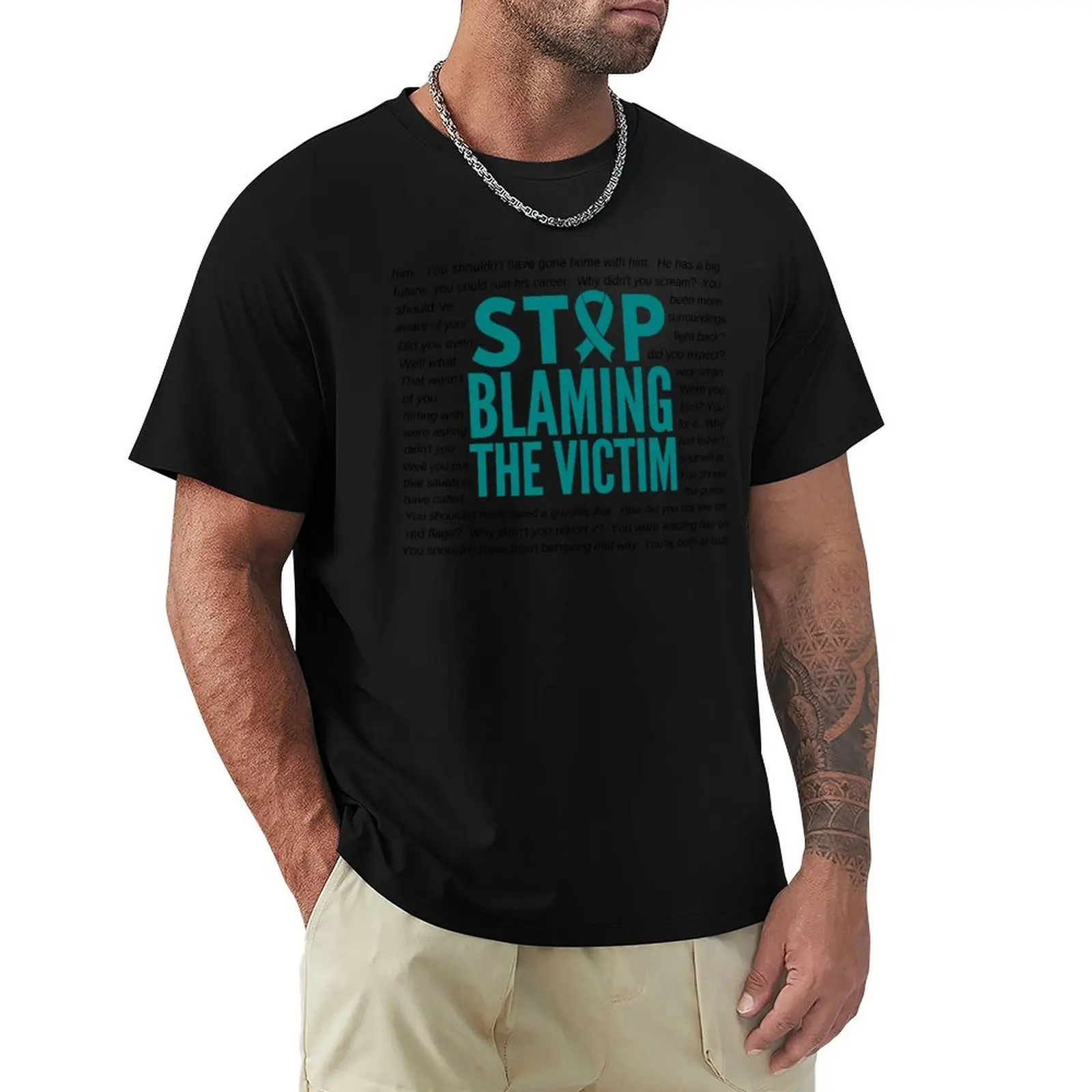 

Футболка Stop Blaming the Victim 2, футболка с графикой, эстетичная одежда, мужская дизайнерская футболка