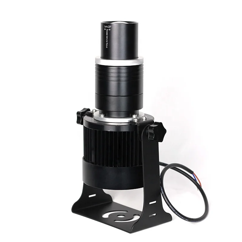 80W 100W Outdoor IP67 GOBO Logo Projector Light Custom Static Image Warning Sign Advertising Projection Lamp