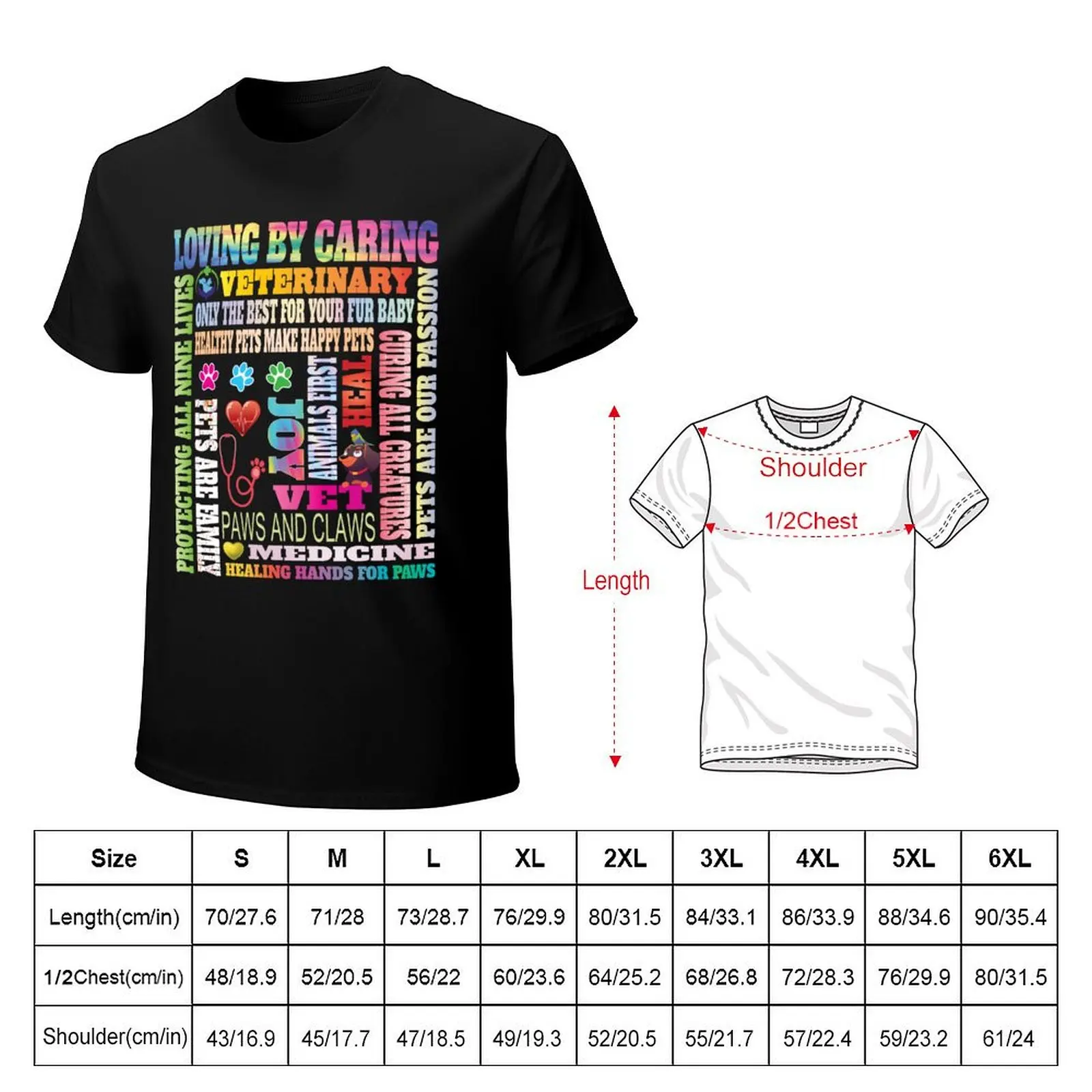 Fun Paw Print Heartbeat Veterinarian Vet Tech Kennel Phrases T-Shirt Breathable Mesh Panel T-Shirt