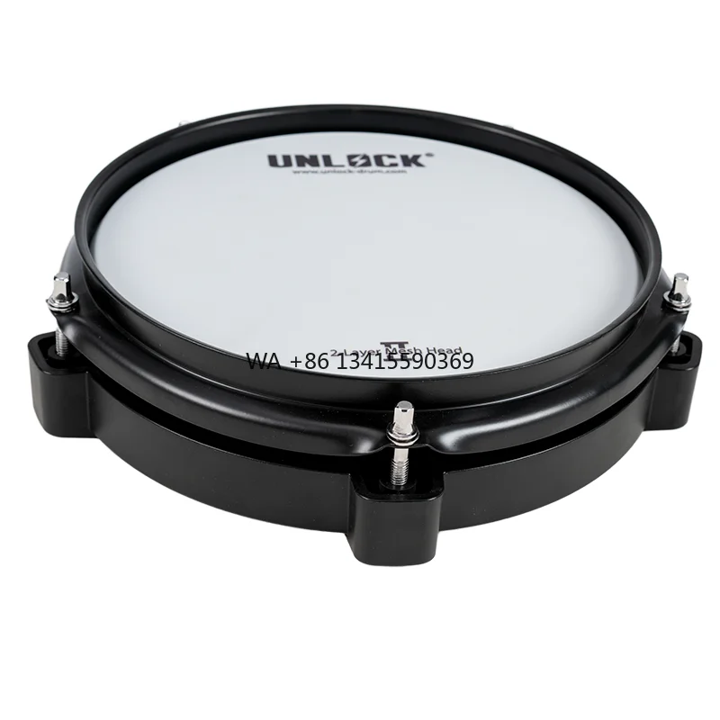 

Portable 8-Inch MIDI Drum Pad Dual-Zone Hyper-Trigger Star Surface Unlocking Potential RLTD17/TD27 Musical Instruments Accessory