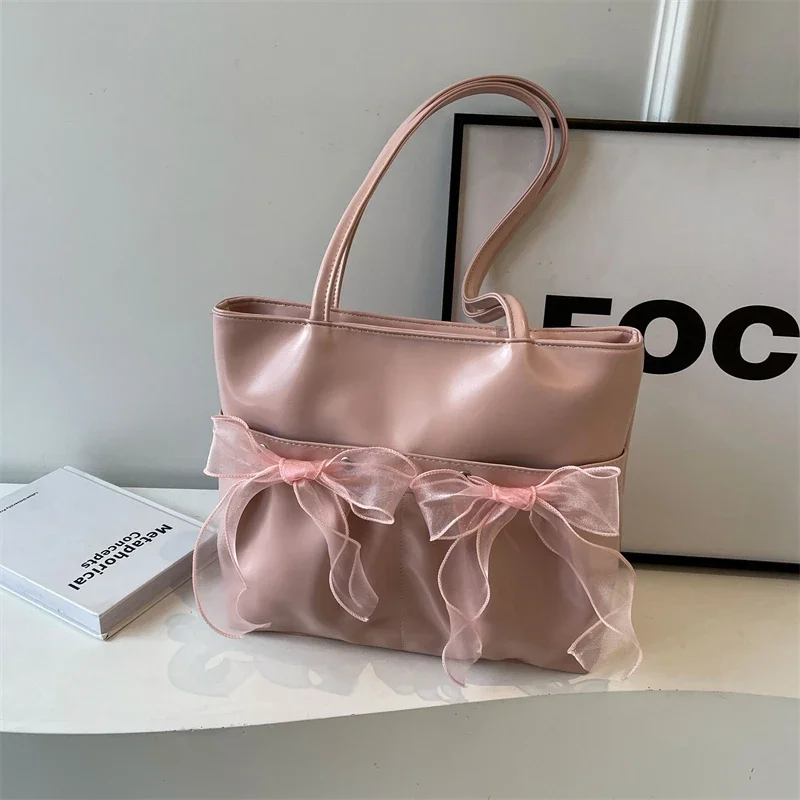 

PU Zipper Women's Tote Bags Fashion High Quality Shoulder Bags for Women 2024 Trend Sewing Thread Basic Style Bolso Mujer