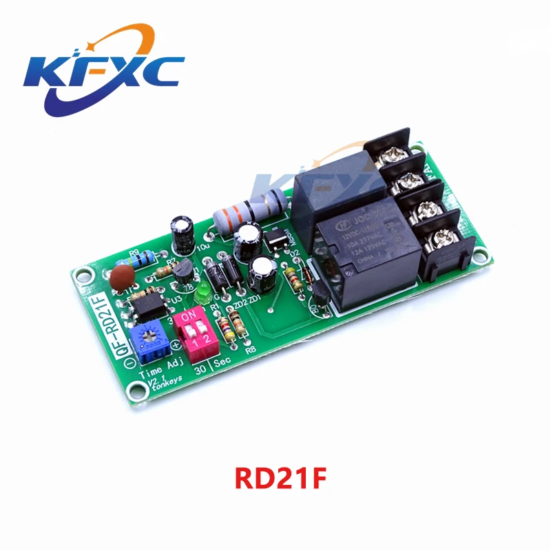 

1PCS RD21F AC 100V-220V Adjustable Timer Control Relay Module Turn Off Delay Switch Board for Exhaust Fan