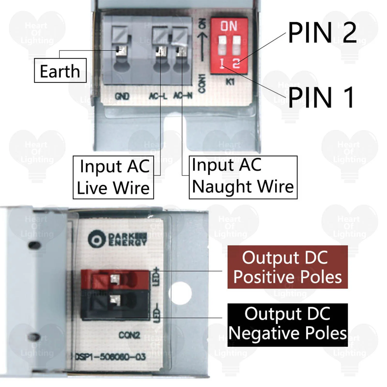 LED Power Supply DC33-42V Lighting Transformers 23W 44W 63W 84W AC220-240V Adjustable Constant Current LED Driver Controller