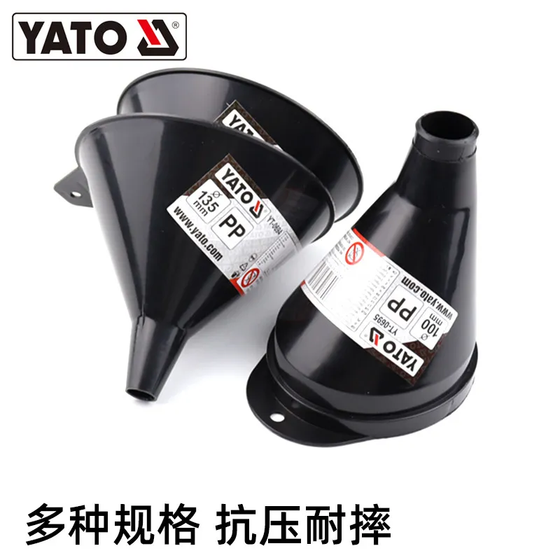 10pcs,Refueling Funnel Thickened Car Oil Bayonet Buckle Funnel Oil Pouring Free YT-0694
