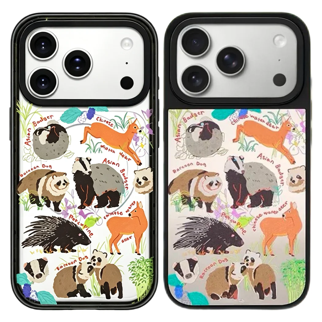 6050230 Acrylic / Mirror Magnetic Case: Compatible with IPhone 17 16 15 14 13 12 Pro Max 17 Air