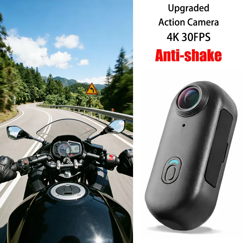 

4K Anti Shake Action Camera UHD Image Stabilization Mini WIFI POV Sport Recorder Motorcycle Helmet Bicycle Bike Waterproof 30M